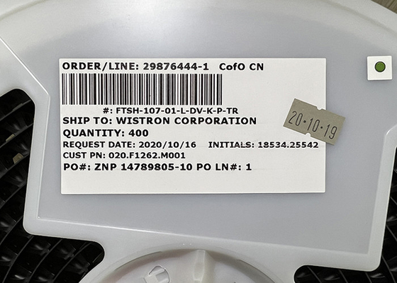 FTSH-107-01-L-DV-K-P-TR IC Chip 14 Pozisyonlu Yüzey Montaj Başlık Konnektörü