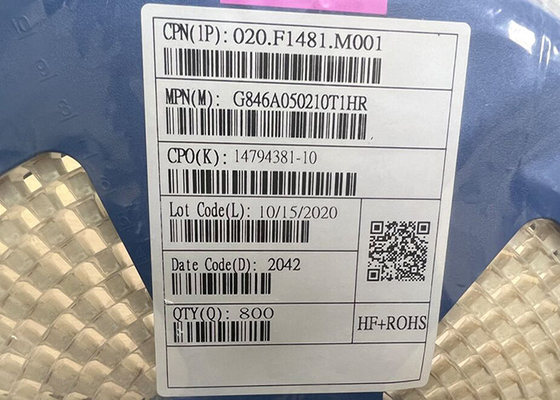 G846A050210T1HR SMD Tümleşik Devre Çip Tüpleri ve Kablo Muhafazaları