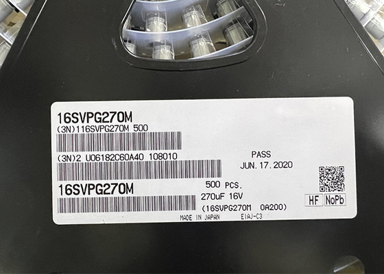 16SVPG270M Entegre Devre Çipi Alüminyum Polimer Kondansatörler 270µF Radyal SMD