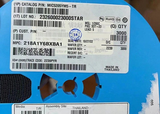 MIC5205YM5-TR 150mA Düşük Gürültülü LDO Voltaj Regülatörü IC SOT-23-5 Yüzeye Montaj