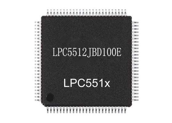 150MHz Tek Çekirdekli LPC5512JBD100E Gömülü Mikrodenetleyiciler 100-LQFP 64KB Flash