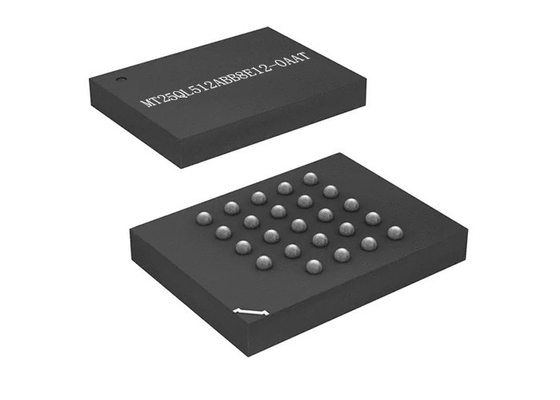 IC Chip MT25QL512ABB8E12-0AAT NOR Bellek IC Yüzey Montajlı 24-TBGA Paketi