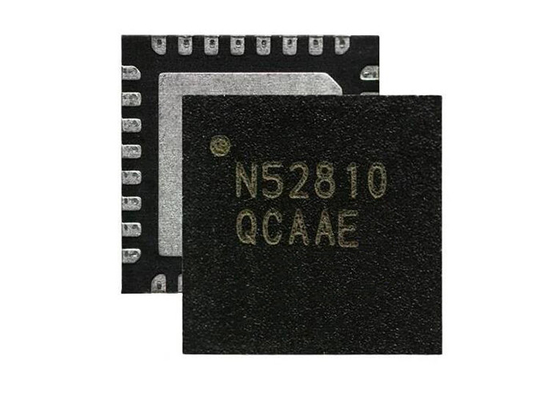 32-VFQFN NRF52810-QCAA-E-R7 2Mbps BT IC 2.4GHz Alıcı Çipi