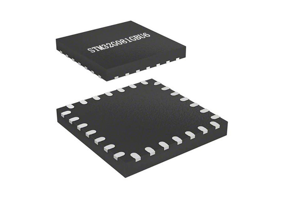 ARM Mikrodenetleyiciler STM32G081GBU6 32-Bit Tek Çekirdekli 28-UFQFN Yüzey Montajlı