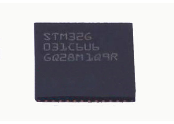 64MHz MCU Mikrodenetleyici IC STM32G031C6U6 ARM Cortex-M0+ 48-UFQFN
