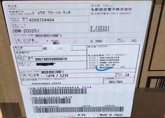 MX84B016NF1 Entegre Devre Yongası Dikdörtgen Konnektörler Başlığı Açık Delikten