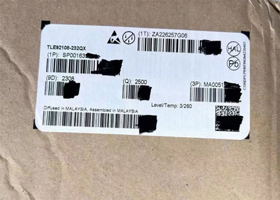TLE92108-232QX Entegre devre çipleri, tersine dönmeyen yarı köprü geçidi sürücüsü IC 48-VFQFN