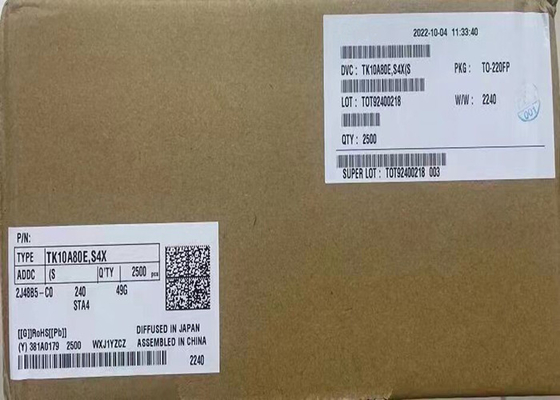 Entegre Devre Çipleri TK10A80E N-Kanal MOSFET'ler 800 V 10A Transistörler