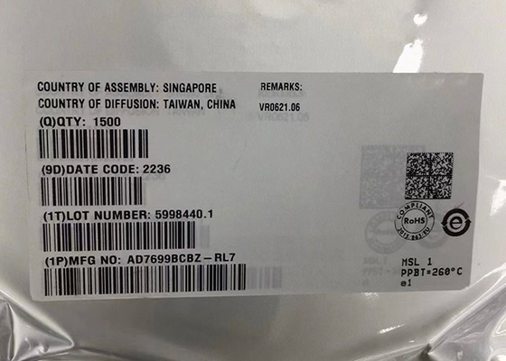 Entegre Devre Çip AD7699BCBZ 16 Bit 8 Kanal Analog Dijital Dönüştürücü