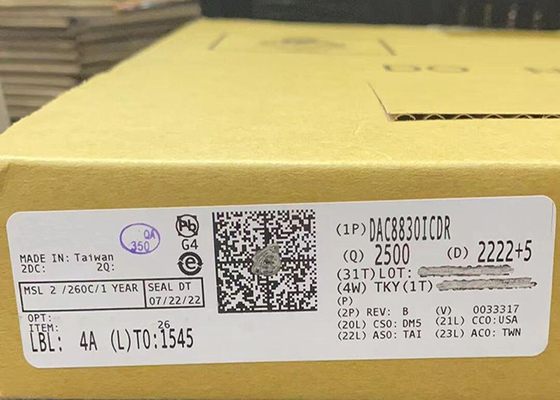 DAC8830ICDR 16 bit ultra düşük güçlü dijital-analog dönüştürücüler