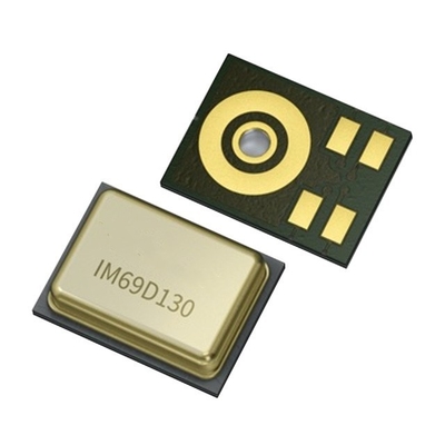 Sensör IC IM69D130V01XTSA1 Yüksek Çıktı Doğrulukla MEMS Mikrofonu 130dBSPL'ye Kadar