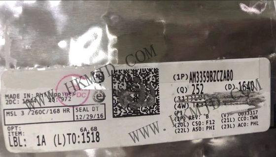 Mikro denetleyici MCU AM3359BZCZA80 MPU SITARA 800MHZ 324NFBGA