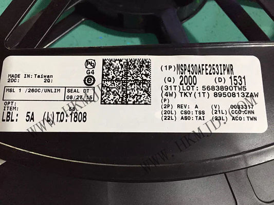 Mikrodene MCU MSP430AFE253IPWR Güçlü 16 Bit Mikrodene IC 2MHz 16KB FLASH 24-TSSOP