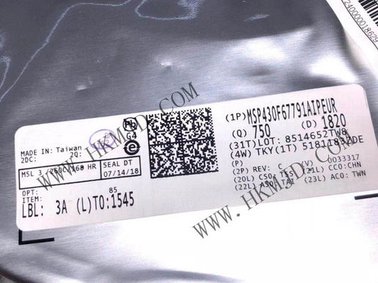 Mikrokontrolcü MCU MSP430F67791AIPEUR Ultra Düşük Güç 16-Bit 16MHz 92KB FLASH Mikrokontrolcü