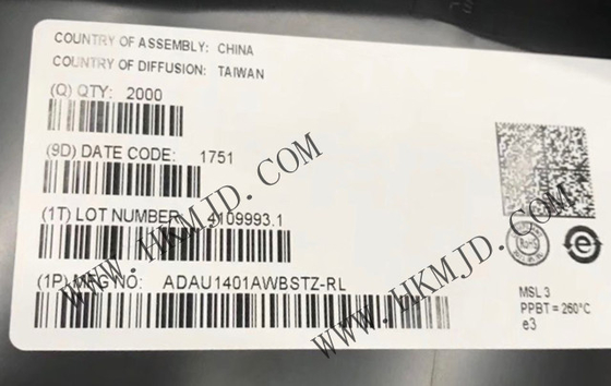 Mikro denetleyici MCU ADAU1401AWBSTZ Tam özellikli SigmaDSP Ses İşlemcisi 48-LQFP