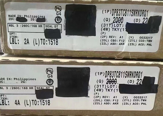 DP83TC811SWRNDRQ1 Düşük Güçlü Otomobil Ethernet PHY Alıcı 36-VQFN