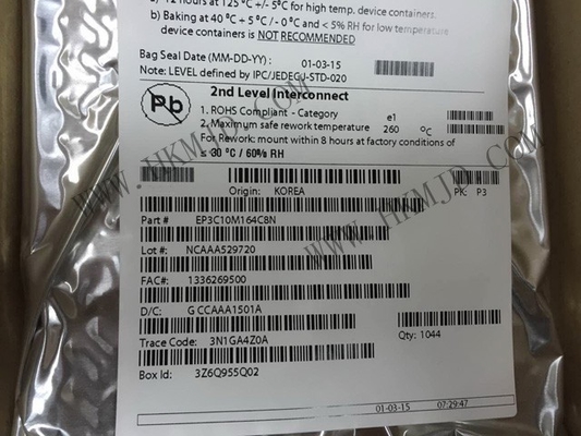 Alan Programlanabilir Geçit Dizisi EP3C10M164C8N Cyclone III FPGA Programlanabilir Mantık IC 164-TFBGA FPGA Çip