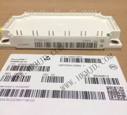 Otomobil IGBT Modülleri FP50R12KT3 IGBT Modülü Üç Fazlı Inverter 1200V 75A 280W Şasi Montaj Modülü