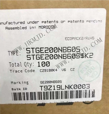 Otomobil IGBT Modülleri STGE200NB60S IGBT Modülü Tek 600V 200A Şasi Montu