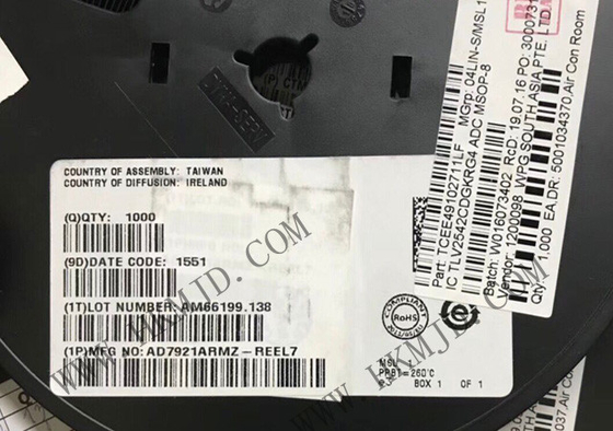 Entegre Devre Çip AD7921ARMZ 72.5 dB Analog Dijital Değiştiricisi