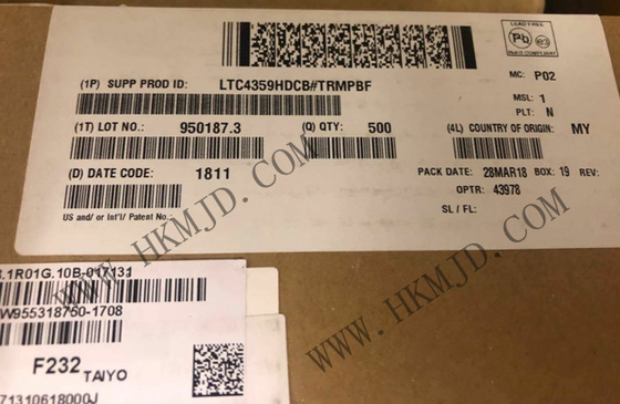 Entegre devreler çipi LTC4359HDCB 4V ila 80V İdeal Diyot Denetleyicisi DFN6