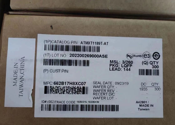 Entegre devreler çipi ATMXT1189T-AT Otomobil dokunmatik ekran denetleyicileri LQFP144