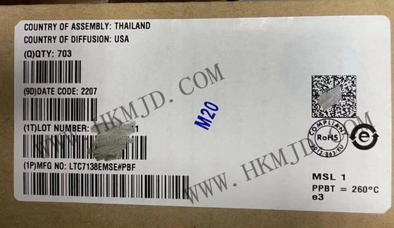 Entegre Döngü Çip LTC7138EMSE 400mA Buck Değiştirme Düzenleyicisi IC MSOP16