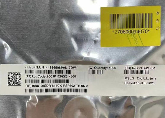 Entegre Devre Çip SDR-8150-0-PSP302-TR-06-0 RF Alıcı IC BGA