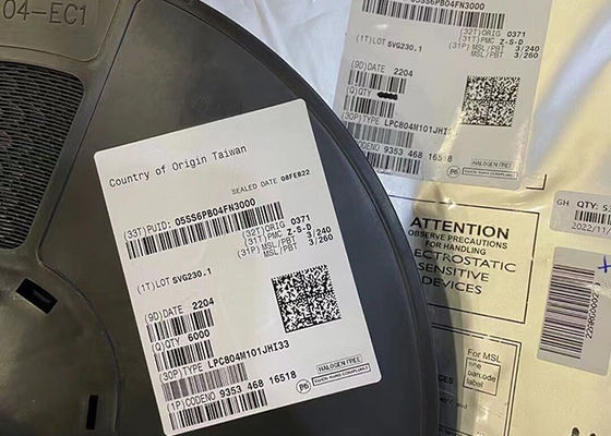 Mikrodenetleyici MCU LPC804M101JHI33 32 bitlik Tek çekirdekli 15MHz Mikrodenetleyici IC