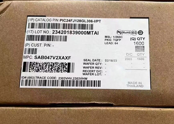 Mikro denetleyici MCU PIC24FJ128GL306-I/PT 16 bitlik eXtreme Düşük Güçlü Mikro Denetleyici