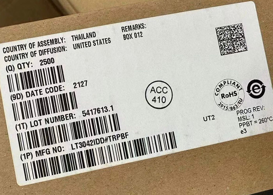 Entegre devreler çipi LT3042IDD Ultra Düşük Gürültülü PSRR RF doğrusal düzenleyici 10-DFN