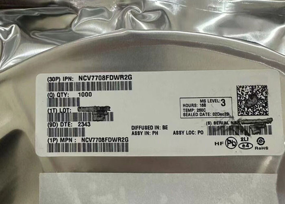 Entegre Devre Çip NCV7708FDWR2G 500mA Çift Hex Yarım Köprü Sürücüsü 28-SOIC