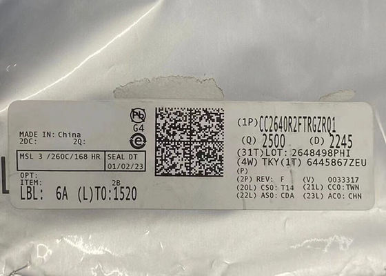 CC2640R2FTRGZRQ1 32 bitlik Arm Cortex-M3 BT 5.1 128KB Flash ile düşük enerjili kablosuz MCU