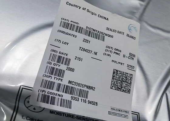 Entegre devreler çipi MC33926PNBR2 5A H köprüsü fırçalı DC motor sürücüsü 32-PQFN