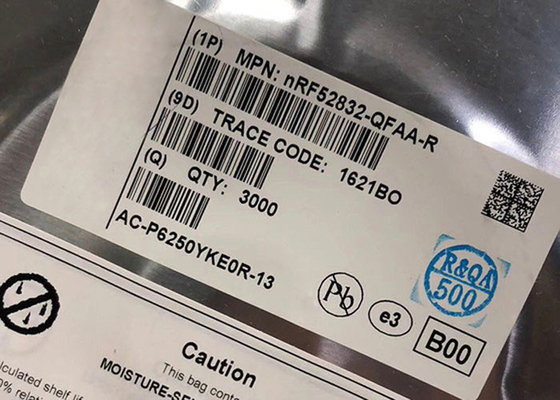 BT IC NRF52832 2.4GHz Çok yönlü BT Düşük Enerji 5.4 SoC QFN-48 Çoklu Protokol SoC