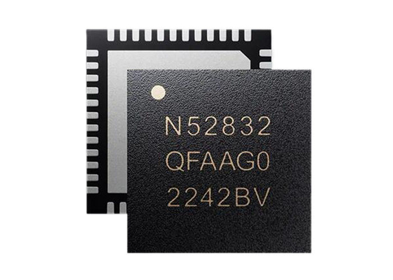 BT IC NRF52832 2.4GHz Çok yönlü BT Düşük Enerji 5.4 SoC QFN-48 Çoklu Protokol SoC