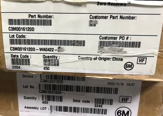 Entegre Devre Çip C3M0016120D 1200V 115A SiC Güç MOSFET Transistörü TO-247-3