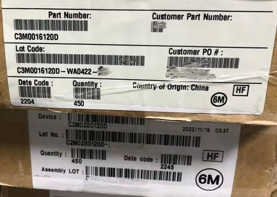 Entegre Devre Çip C2M0280120D 1200V Silikon Karbid MOSFET Transistörleri TO-247-3