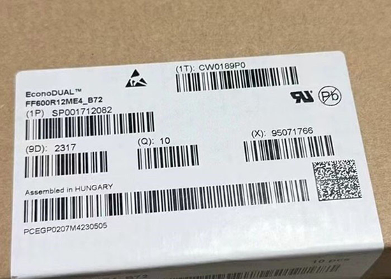 Otomobil IGBT Modülleri FF600R12ME4B72 Yarım Köprü 1200V Şasi Montajı 1200A 20mW IGBT Modülü