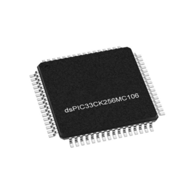 Mikro denetleyici MCU DSPIC33CK256MC106T-I/PT Genel amaçlı 100Mhz 16 bitlik dijital sinyal denetleyici
