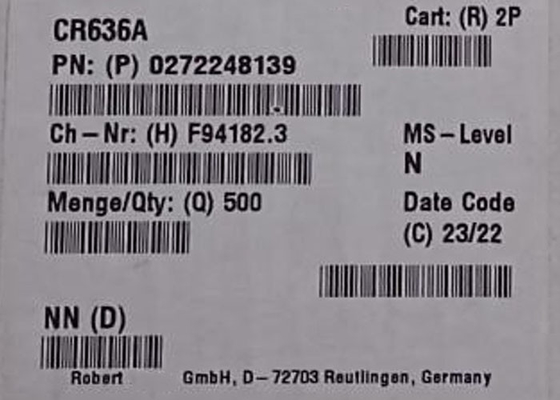 Integrated Circuit Chip CR636 14V Alternatörler için Voltaj Düzenleyicisi MultiWatt8