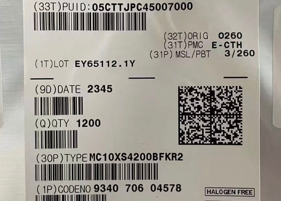 Entegre Devre Çip MC10XS4200BFKR2 24V 10mOhm Çift Yüksek Yönlü Değiştirici HQFN-23