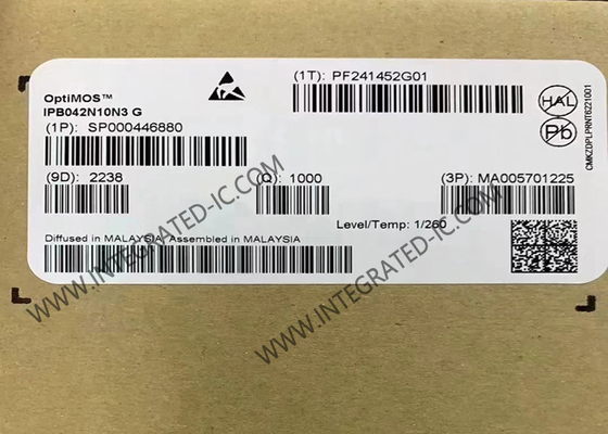IPB042N10N3G Entegre Devre Çip 100V OptiMOS TM Güç MOSFET Transistörleri TO-263-3