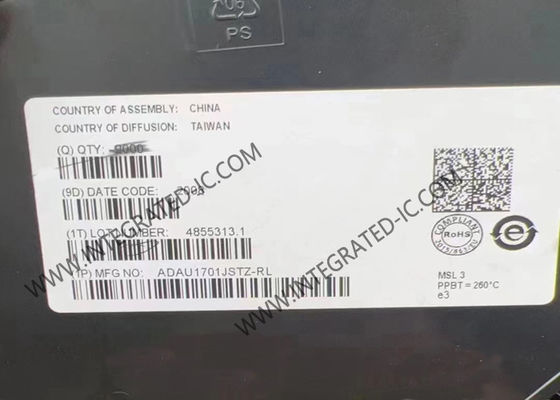 Mikro denetleyici MCU ADAU1701JSTZ SigmaDSP Ses İşlemcisi İki ADC ve Dört DAC ile