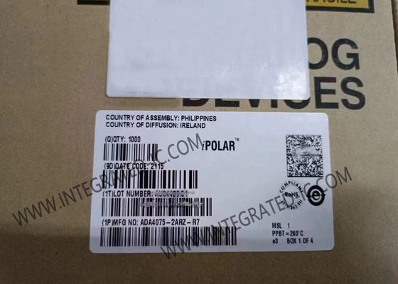 ADA4075-2ARZ Entegre Devre Çip 6.5MHz Ultra Düşük Güçte Gürültü Güçlendirici