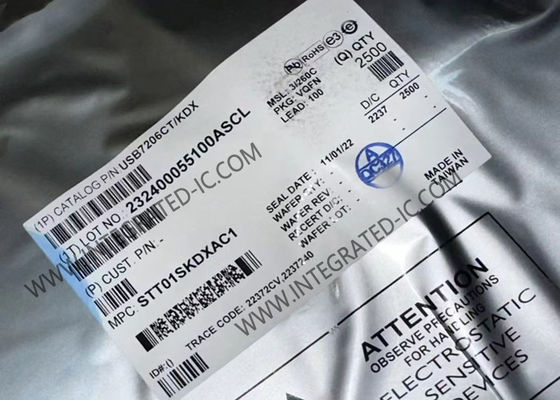 Entegre Devre Çipleri USB7206CT/KDX USB 3.1 Gen 2 Hub Denetleyicileri VQFN-100