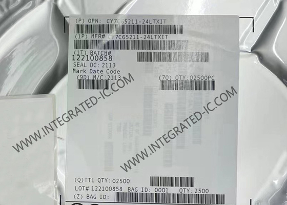 CY7C65211-24LTXIT Entegre Devre Çip USB Seri Tek Kanal Köprü Denetleyici