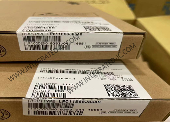 LPC11E68JBD48 Mikro denetleyici MCU 50MHz ARM Cortex-M0 32 bitlik MCU LQFP-48 Paketi