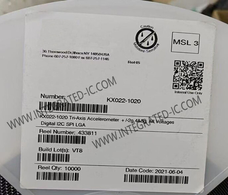 KX022-1020 Sensör IC Üç Eksenli Silikon Mikro Makineli Hızlandırıcı IC LGA-12