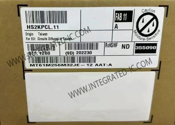 MT61M256M32JE-12 AAT:A Hafıza IC Çip 8Gbit Paralel GDDR6 SGRAM Hafıza IC FBGA-180